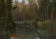 Evening Mahinapua Creek, Hokitika by Charles Blomfield