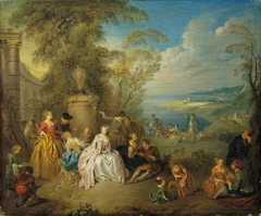 Fête galante by Jean-Baptiste Pater