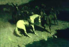 Fired On by Frederic Remington