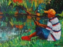 Fishing by Takura Chadoka