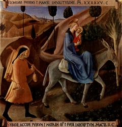 Flight into Egypt by Fra Angelico