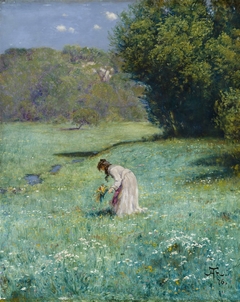 Forest meadow by Hans Thoma