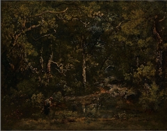 Forest View in Fontainebleau by Narcisse Virgilio Díaz