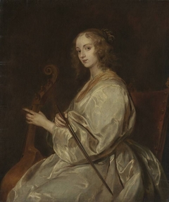 Gambenspielerin (nach van Dyck) by Franz von Lenbach