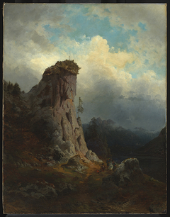 Gebirgslandschaft in Oberbayern by Gustav Osterroht