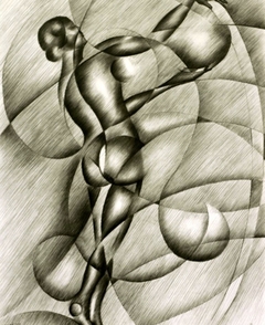 Geometrical nude by Ulrich Caster Adimou