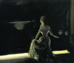 Girl on Stage by Everett Shinn