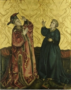 Heilsspiegelaltar - Augustus and Sibyl of Tibur by Gertrud Bock-Schnirlin