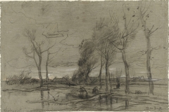 Herfstlandschap by Théophile de Bock