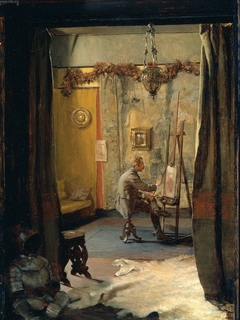 His Studio by Ignaz Gaugengigl