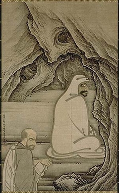 Huike Offering His Arm to Bodhidharma by Sesshū Tōyō