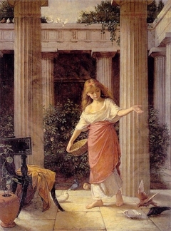 In the Peristyle by John William Waterhouse