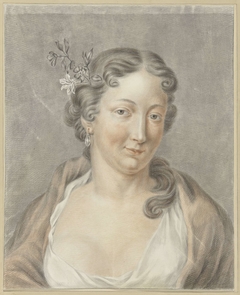 Jonge vrouw by Abraham Delfos