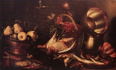 Kitchen Still-Life by Cornelis Jacobsz Delff