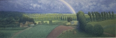 L'arc en ciel by William Degouve de Nuncques