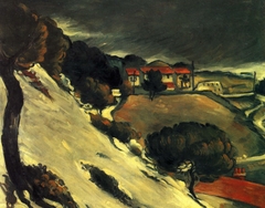 L'Estaque, Melting Snow by Paul Cézanne