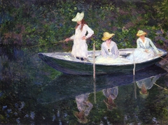 En Norvégienne: La barque à Giverny (In Norway: The Boat at Giverny) by Claude Monet