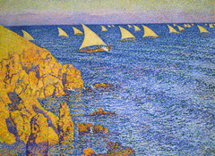 La Régate by Théo van Rysselberghe