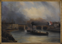 La Seine à Maisons by Pharamond Blanchard