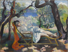 La sieste by Henri Manguin