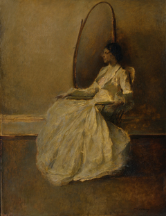 Lady in White (No. 1) by Thomas Dewing