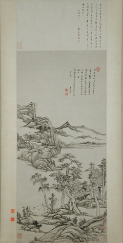 Landscape in the Styles of Huang Gongwang and Gao Kegong by Wang Yuanqi