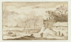 Landschap by Allaert van Everdingen