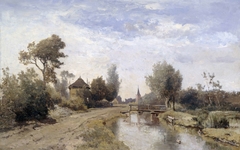 Landschap bij Kortenhoef by Paul Joseph Constantin Gabriël