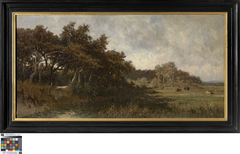 Landschap met koeien by Euphrosine Beernaert