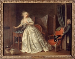 Le Départ précipité by Louis-Léopold Boilly