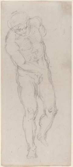 Male Nude [recto] by Michelangelo