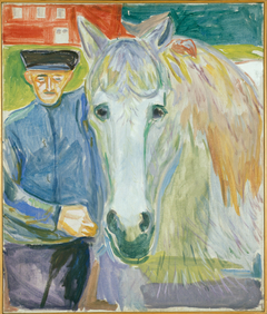 Man with Horse by Edvard Munch