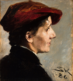 Marianne Stokes by Peder Severin Krøyer