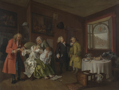 Marriage à-la-mode: 6. The Lady's Death by William Hogarth