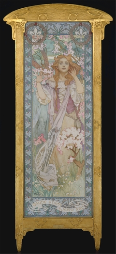 Maude Adams (1872–1953) as Joan of Arc by Alphonse Maria Mucha