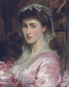 May Sartoris, Mrs Henry Evans Gordon by Frederic Leighton