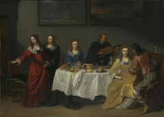 Merry Company by Christoffel Jacobsz van der Laemen