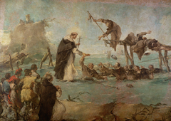 Miracle of a dominican Saint (Gonzalo di Amarante?) by Francesco Guardi