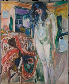 Model by the Wicker Chair by Edvard Munch