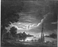 Mondscheinlandschaft (Nachahmer) by Aert van der Neer