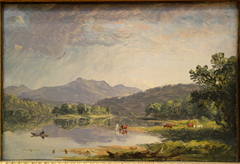 Mount Washington from the Saco River, a Sketch by Sanford Robinson Gifford