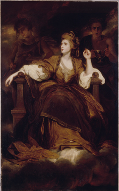 Mrs Siddons as the Tragic Muse by Anonymous