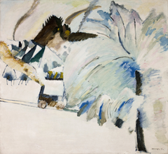 Murnau with Locomotive by Wassily Kandinsky