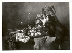 Nature morte au dindon by Albert Hertel