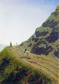 Nomadic road in the Alatau Mountains by Vasily Vereshchagin