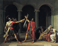 Oath of the Horatii by Jacques-Louis David