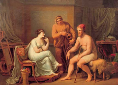 Odysseus and Penelope by Johann Heinrich Wilhelm Tischbein