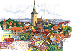 old Tallinn by Natalia Mikhalchuck