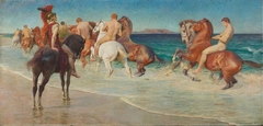 On the Sea-Beat Shore, Where Thracians Tame Wild Horses from Alexander Pope, Homer's Iliad by William Frank Calderon