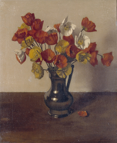 Papavers in tinnen kan by Willem Witsen